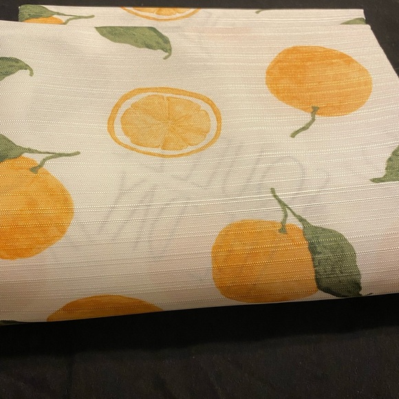 🍊RAE DUNN citrus fabric shower curtain, Blessed design, NWT, original packaging - Picture 8 of 15
